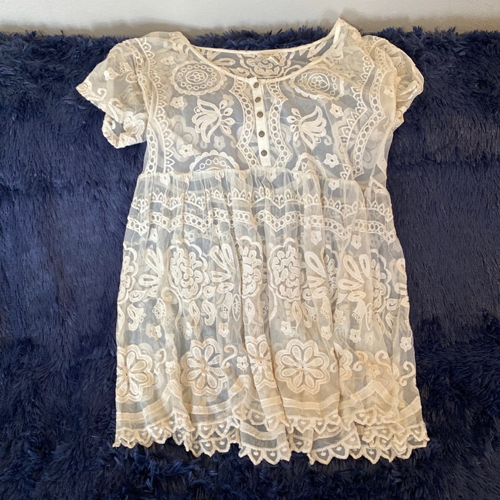 Lace/sheer dress